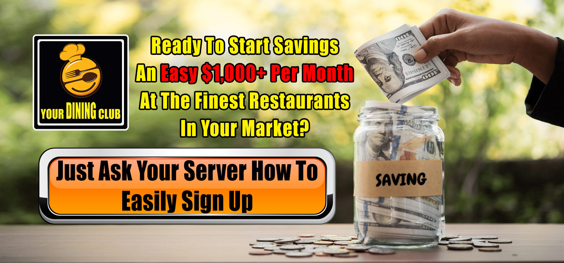 Your Dining Club — Restaurant savings slide 7